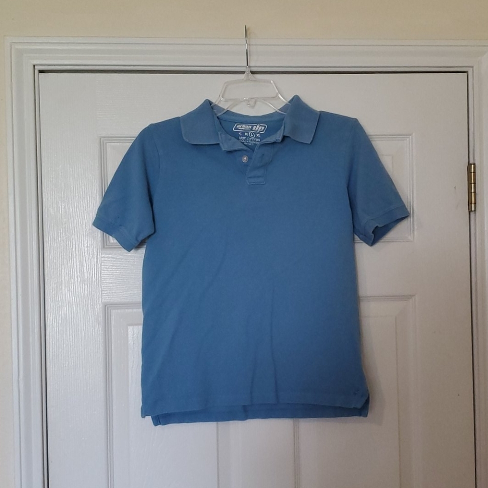 Urban Pipeline Baby Blue Polo Shirt - Boys Large